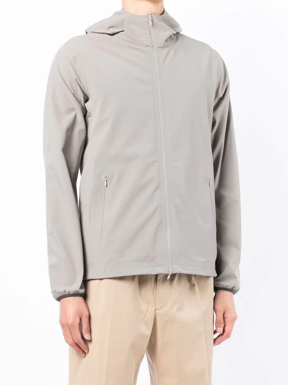 zip-up hooded jacket - 3