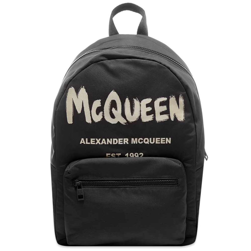 Alexander McQueen Graffitti Logo Backpack - 1