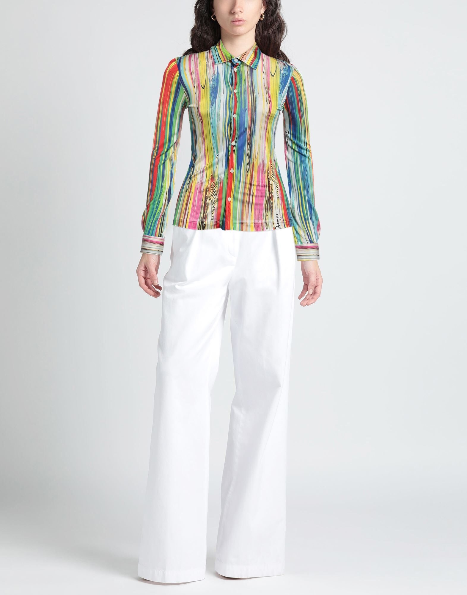 Yellow Women's Patterned Shirts & Blouses - 2
