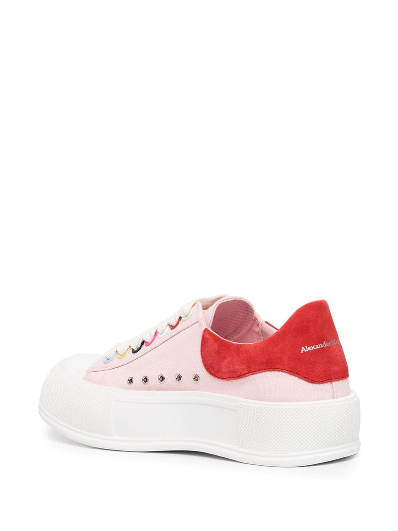 low-top canvas sneakers 3