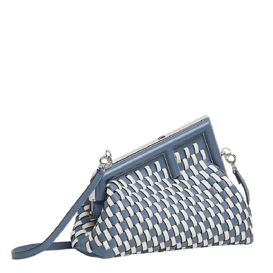 Fendi Detachable Strap Hand Woven Clutch - 2