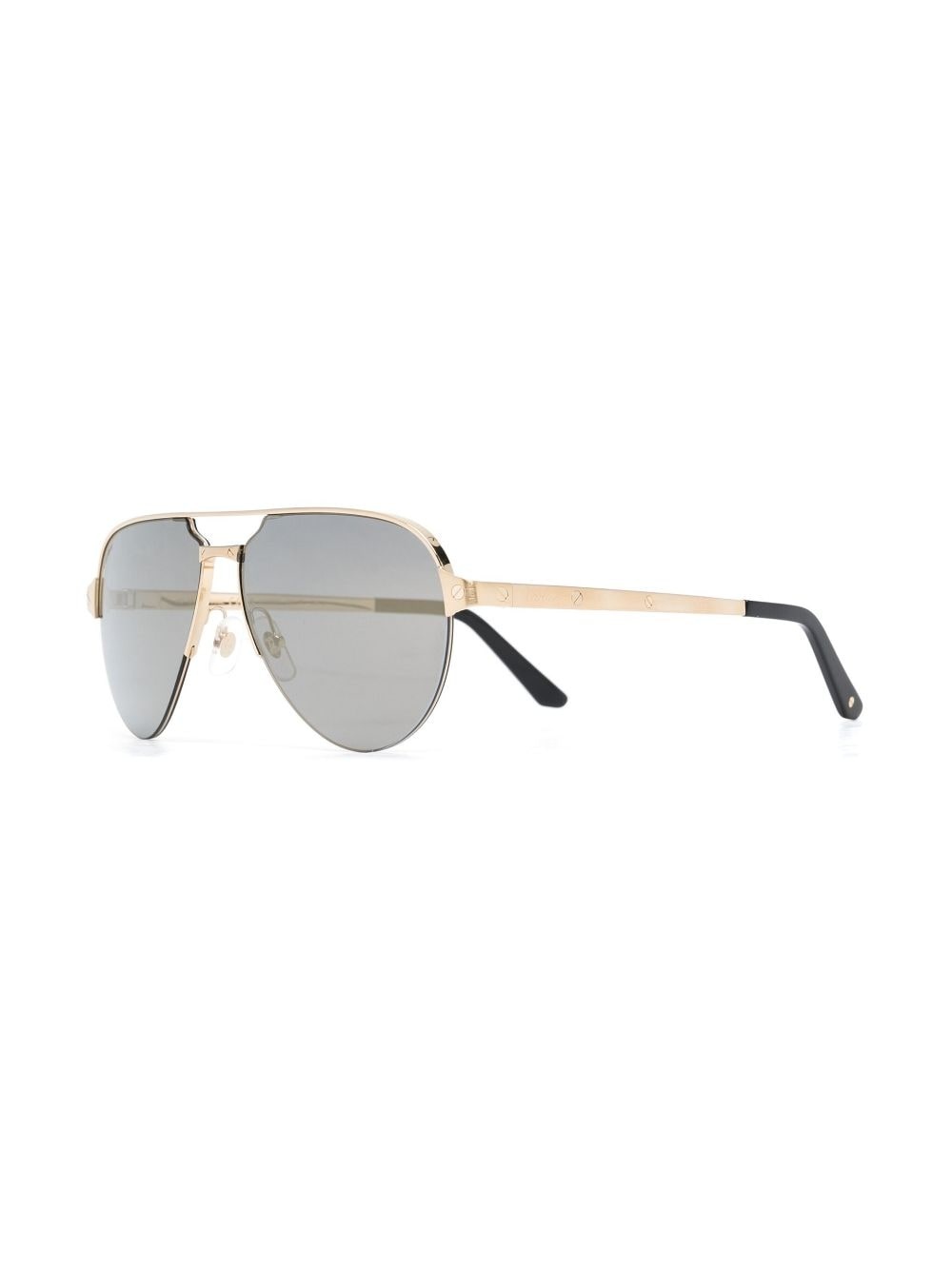 pilot-frame tinted-lenses sunglasses - 2