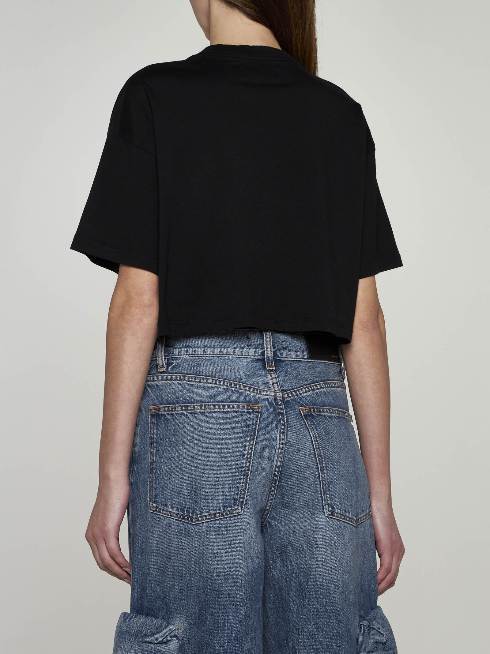 AMIRI Arts District cotton cropped t-shirt