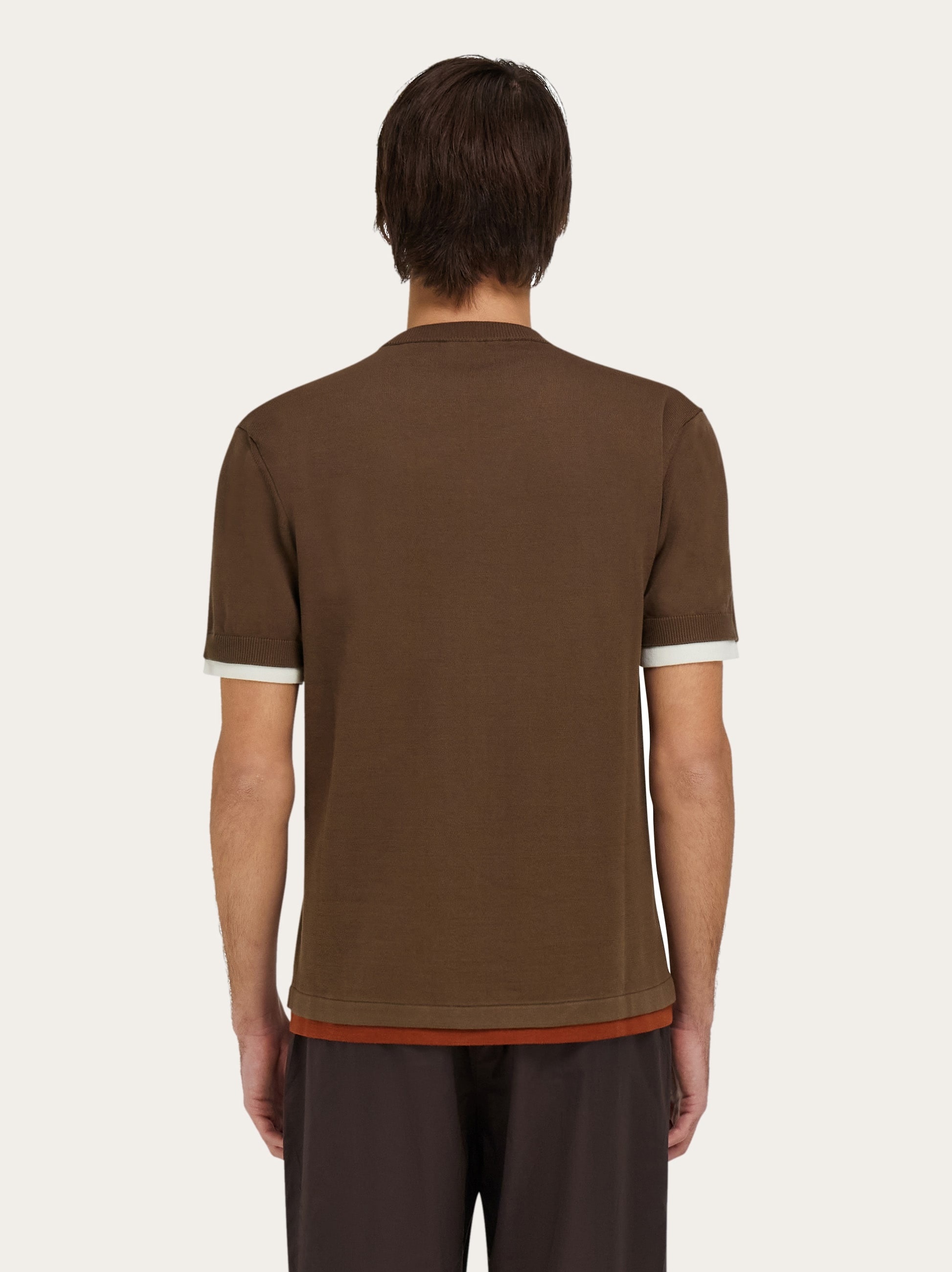 Layered knitted T-shirt - 3