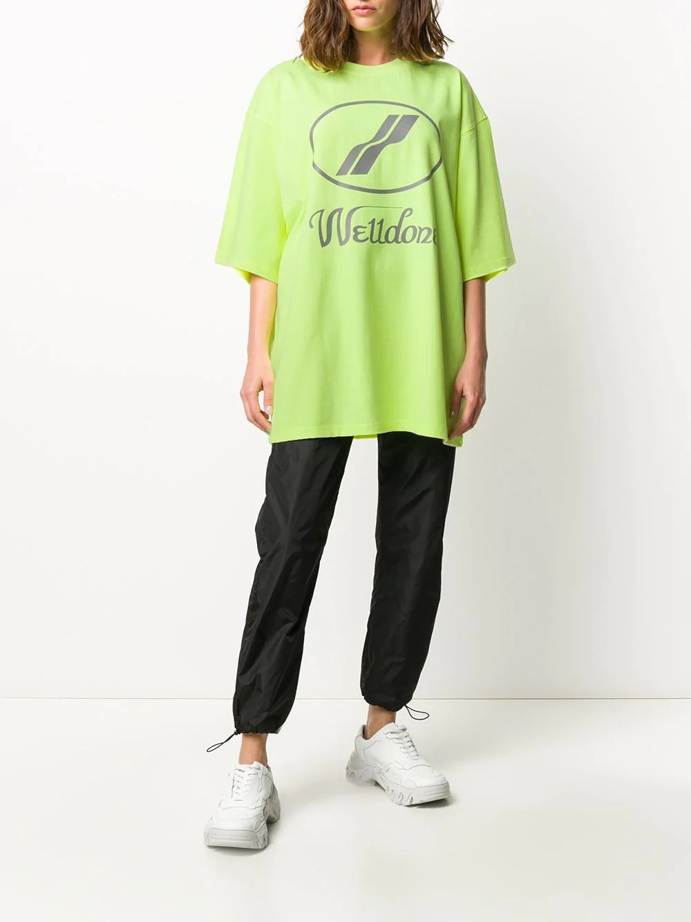 oversized logo print T-shirt - 3