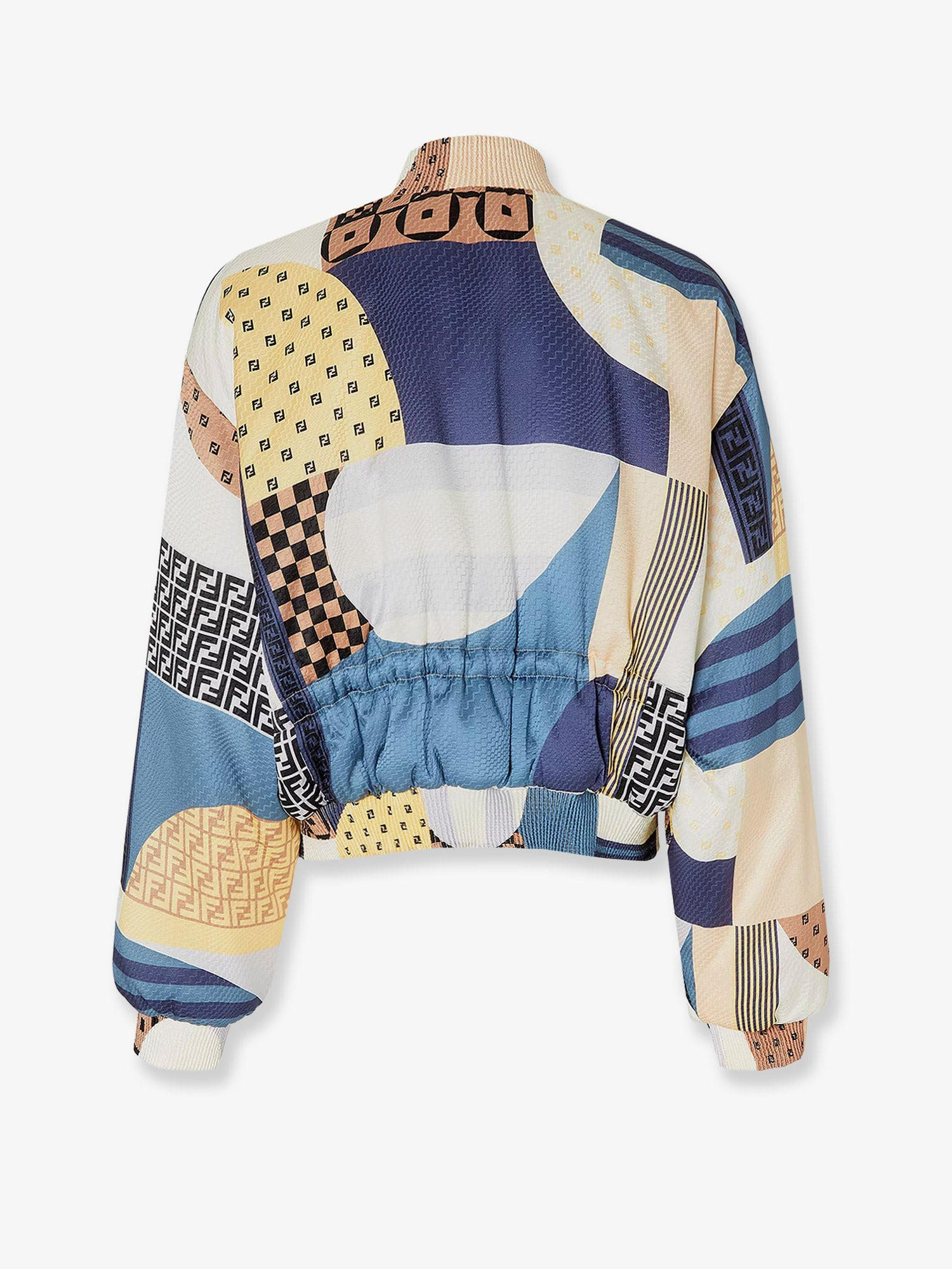 Fendi Reversible Patchwork Silk Bomber - 2