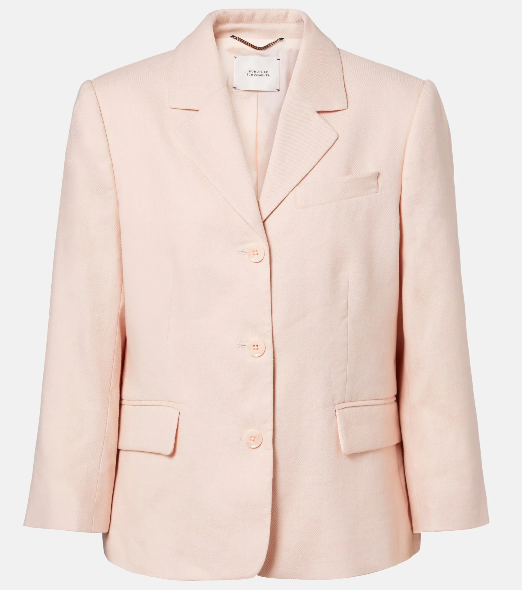 Casual Sophistication linen and cotton blazer - 1