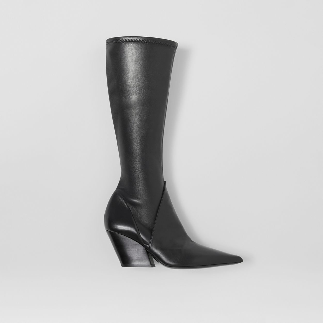 Panelled Lambskin Knee-high Boots - 2