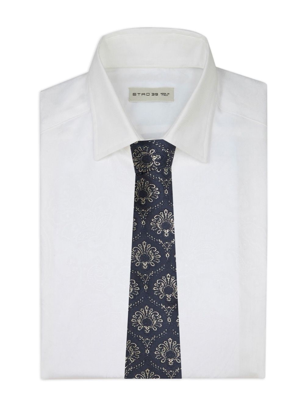 jacquard silk-blend tie - 3