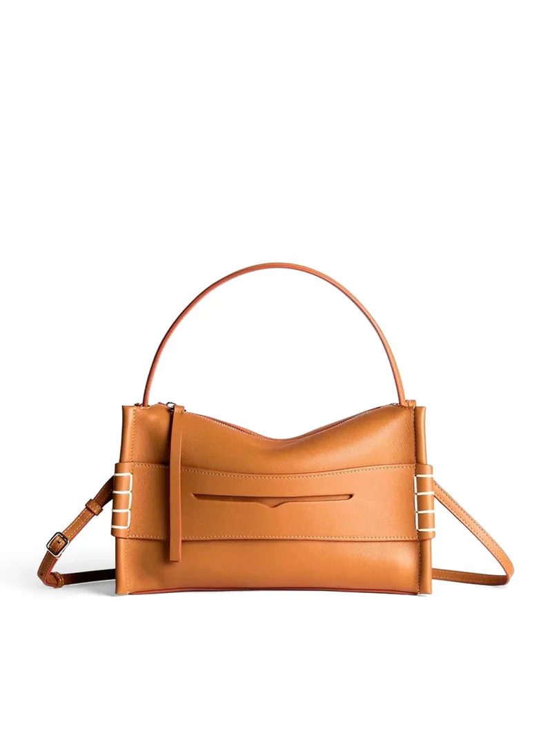 J.W.Anderson Women Small Loafer Bag In Brown Leather - 1