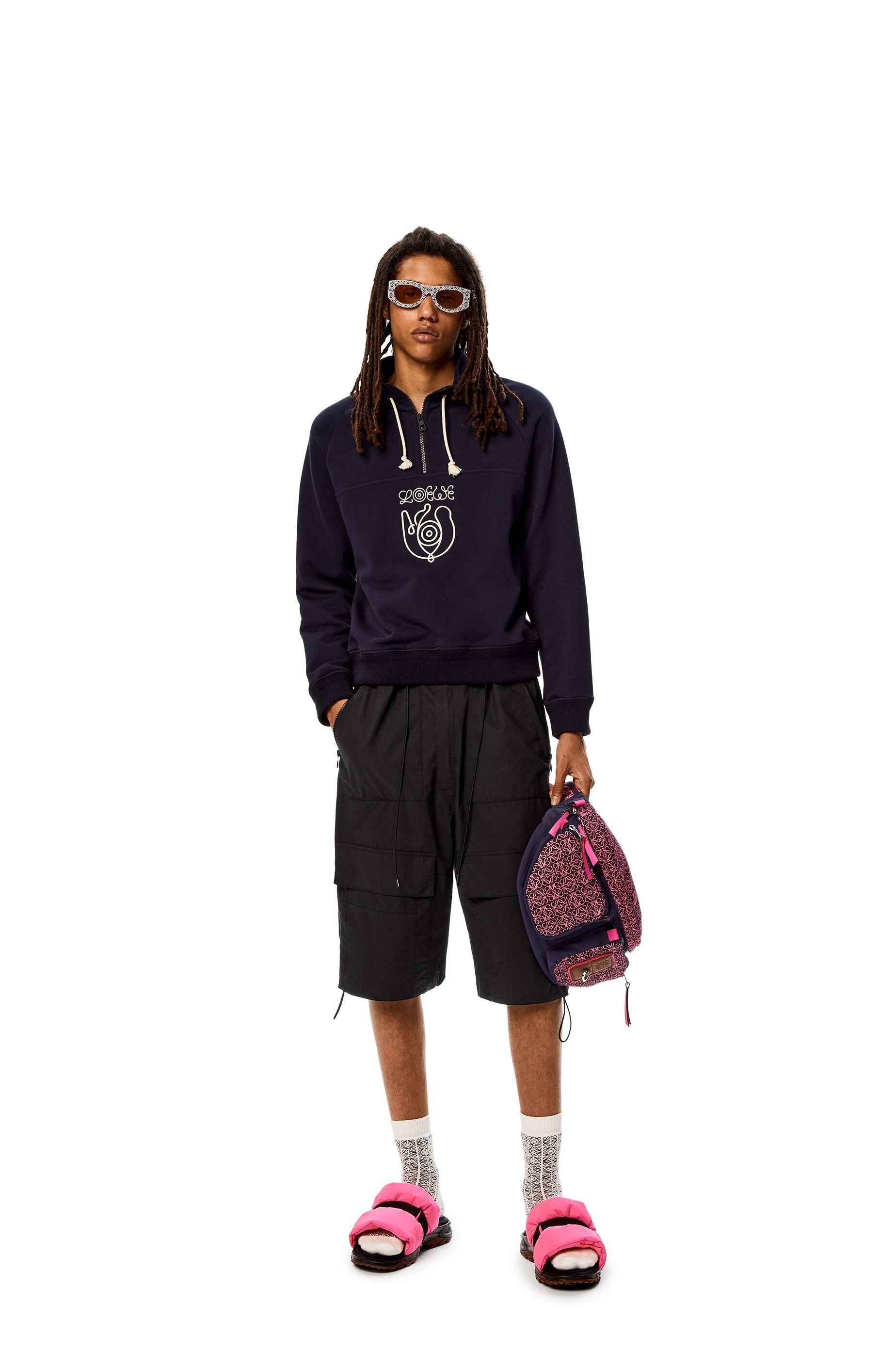 Utility cargo bermuda shorts in cotton - 2