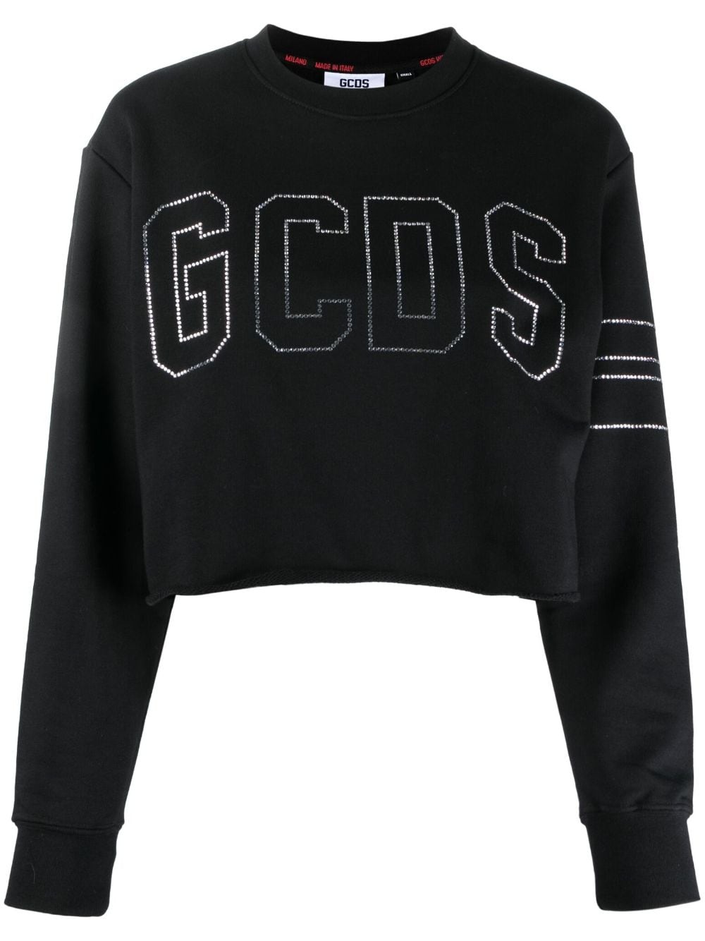 crystal-logo cropped jumper - 2