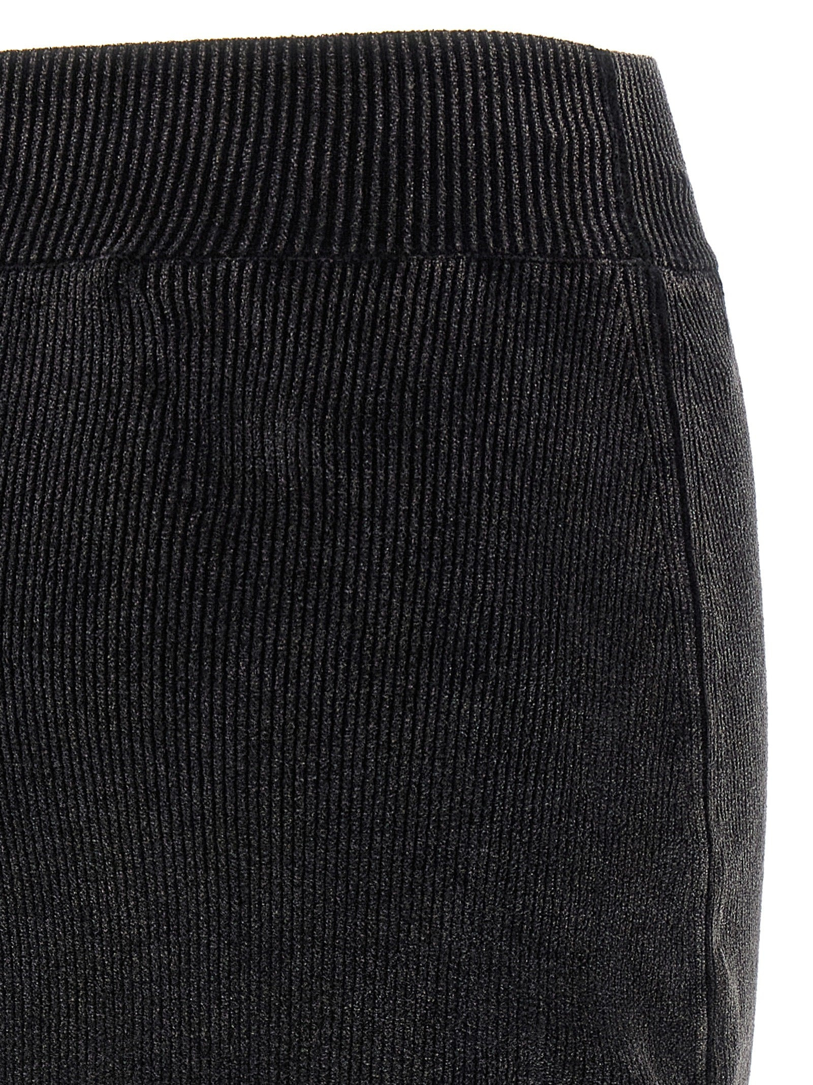 Chenille Skirt Skirts Black - 4