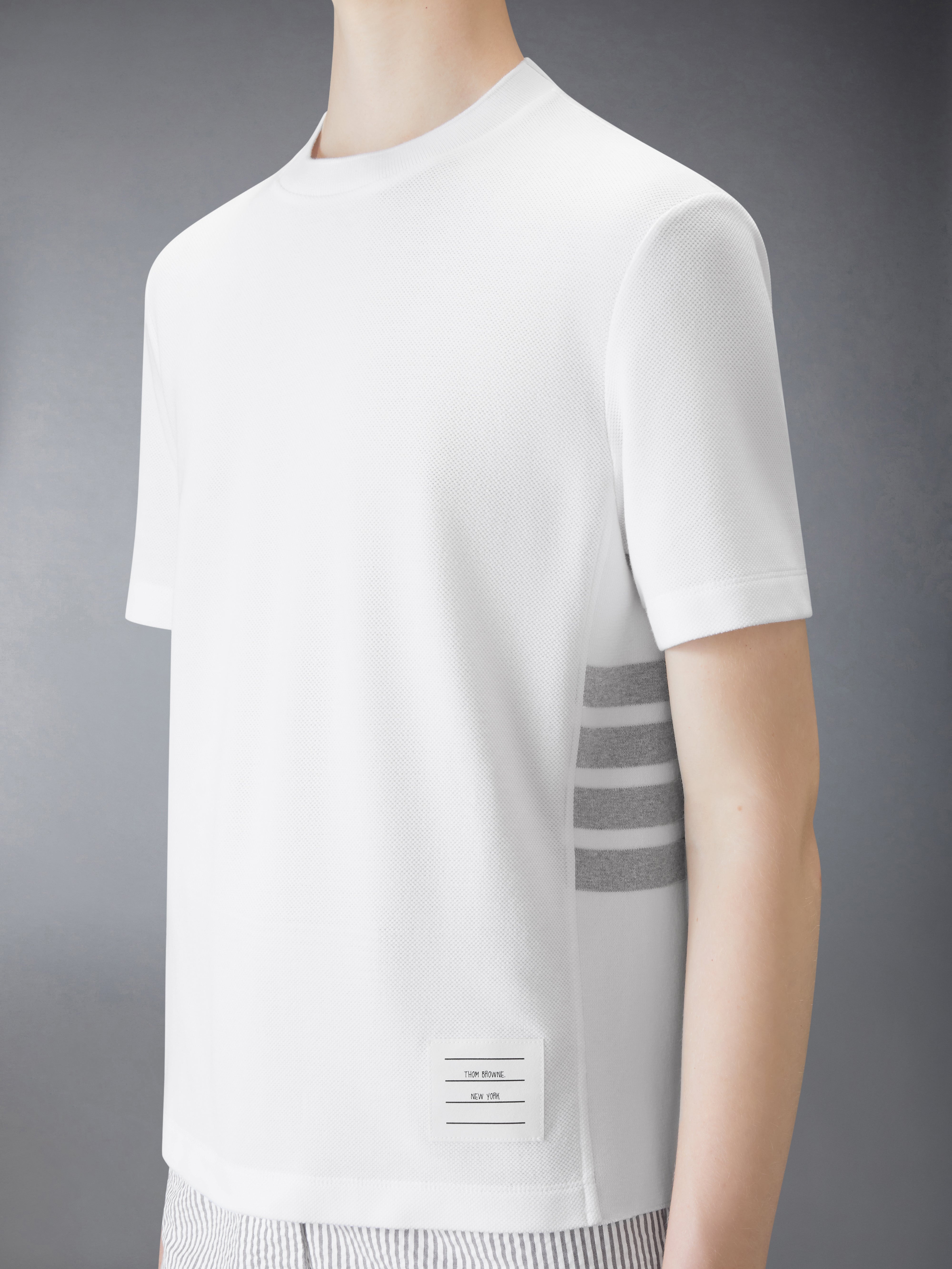 CLASSIC PIQUE 4-BAR TEE - 6