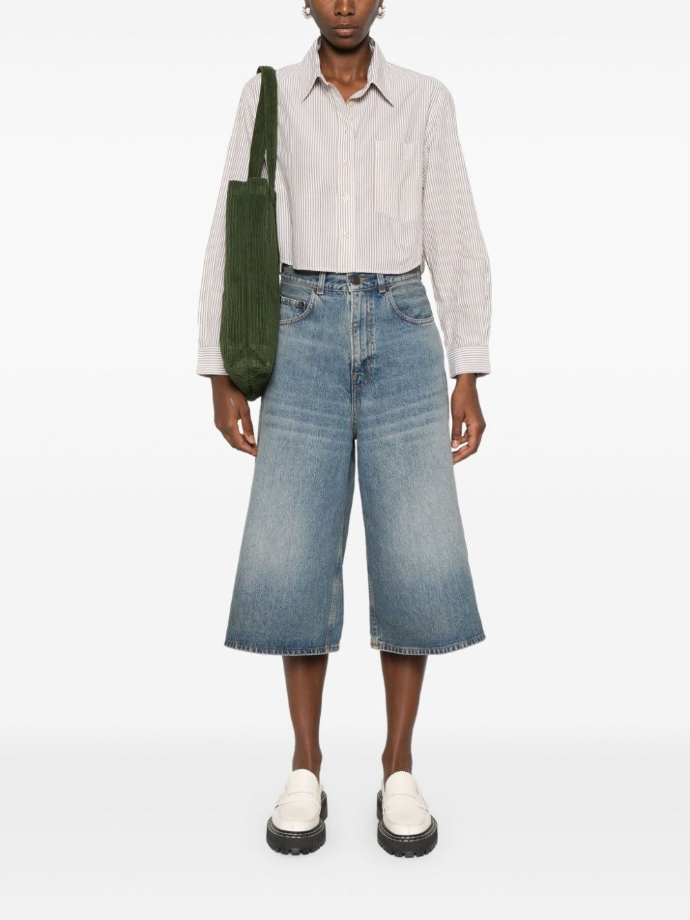Denim culottes - 4