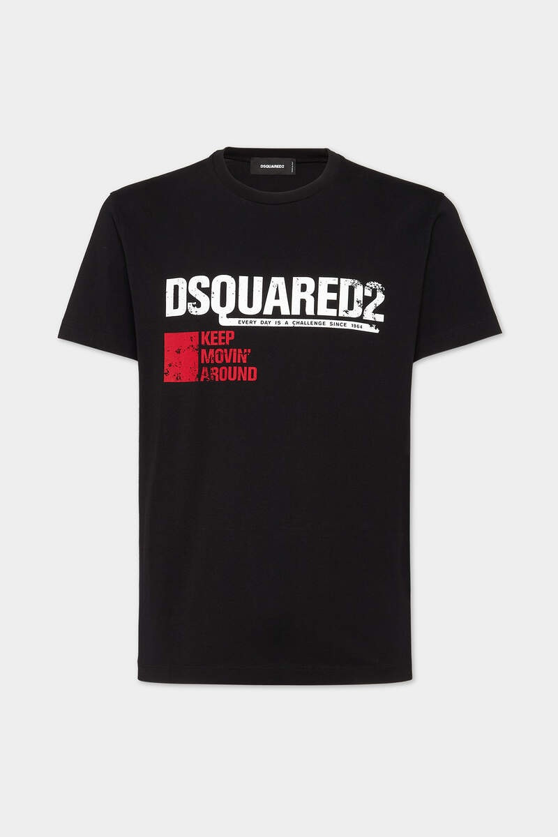 DSQUARED2 KEEP MOVING AROUND COOL FIT T-SHIRT 1