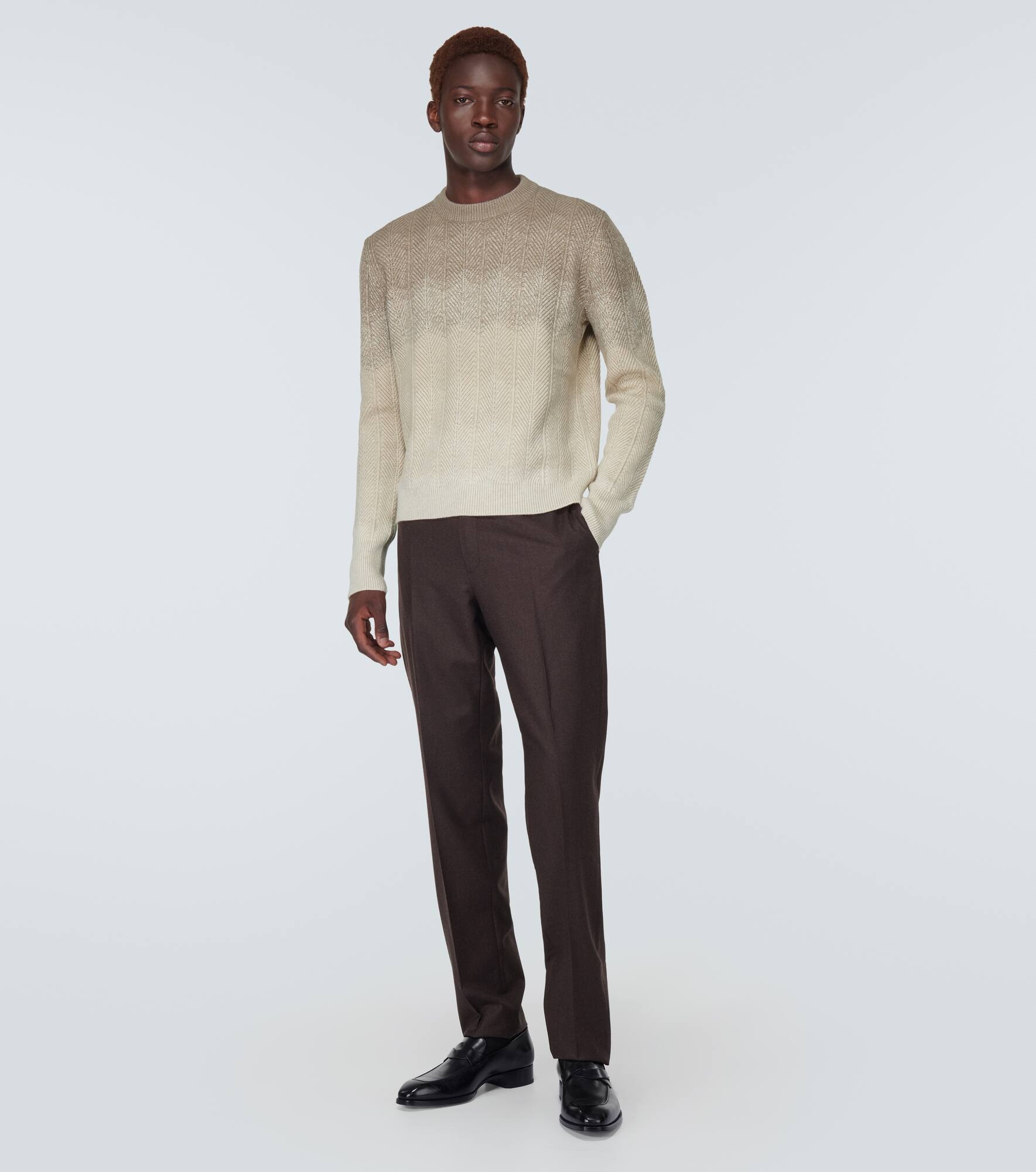 Gradient cashmere sweater - 2