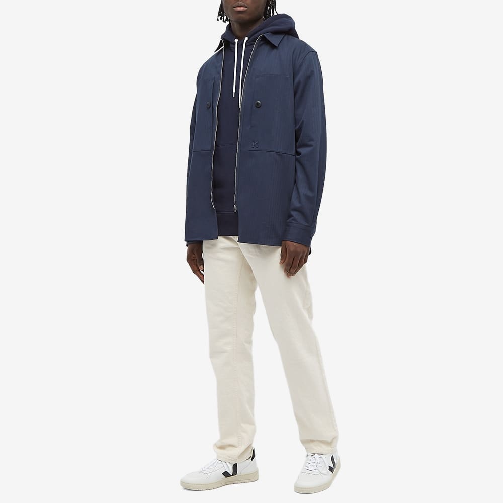 Maison Kitsuné Navy Fox Patch Classic Popover Hoody - 6