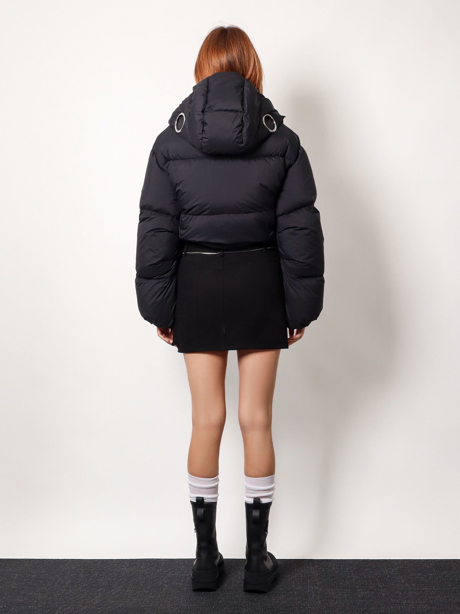 6 Moncler Willow Smith Cotton Skirt With Metal Profile - 3