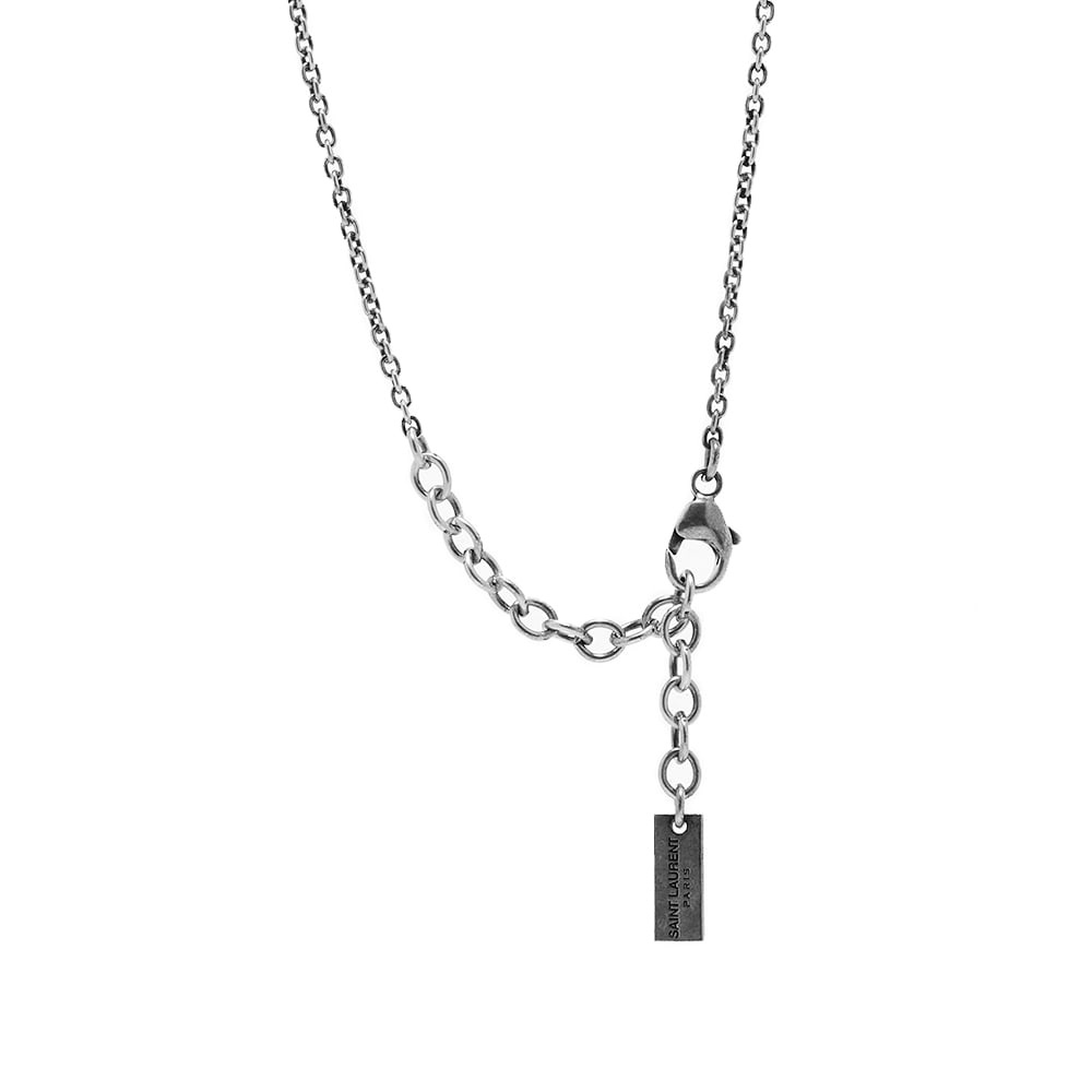 Saint Laurent Shell Pendant Necklace - 3