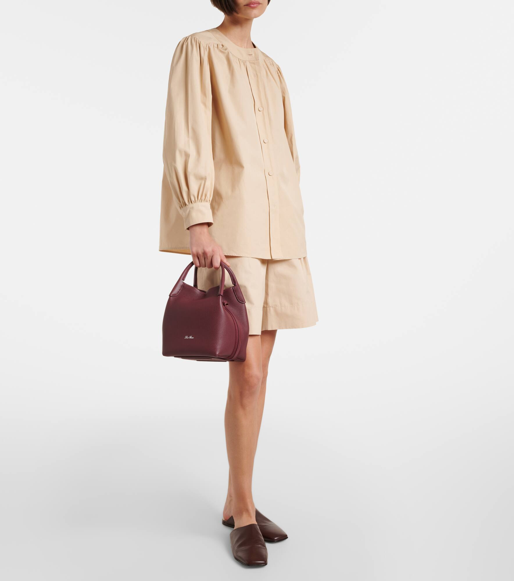 Bale Small leather bucket bag - 5