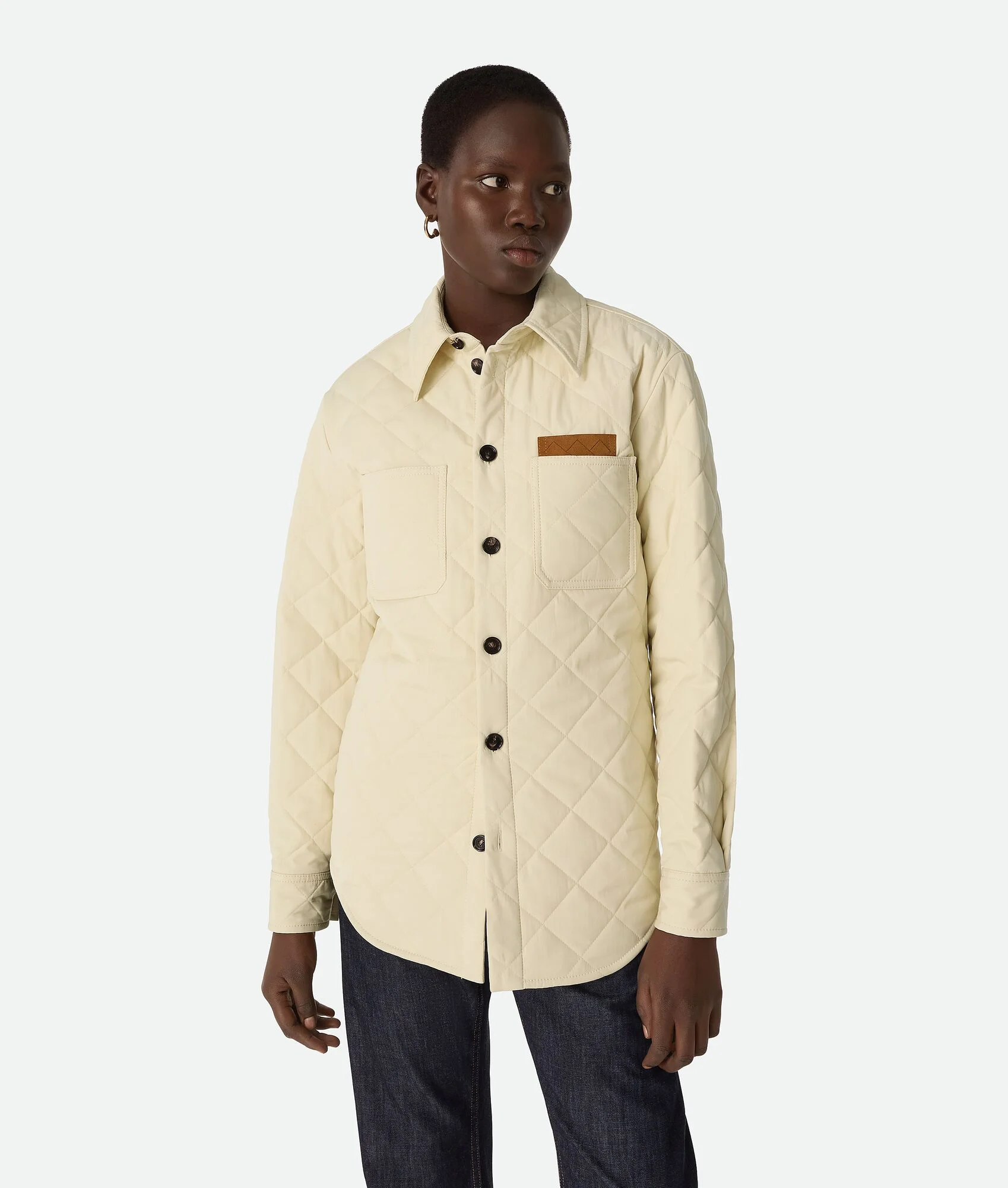 Quilted Cotton Overshirt - 1