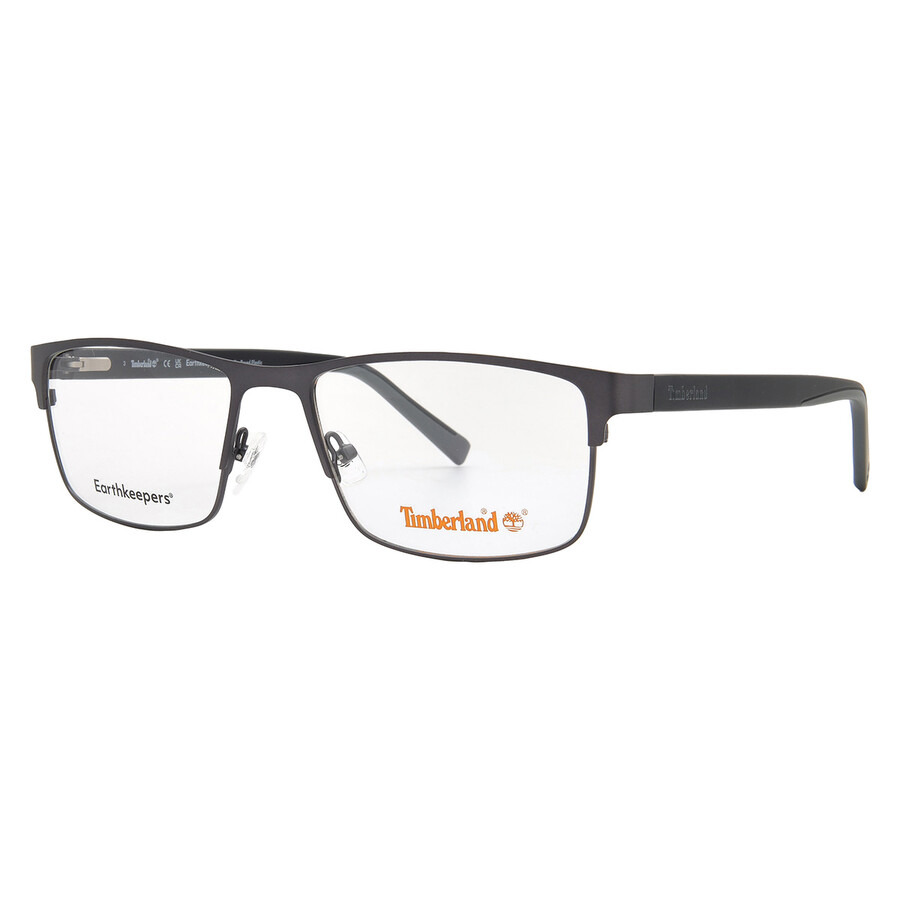 Timberland Demo Rectangular Men's Eyeglasses TB1594 009 58 - 2