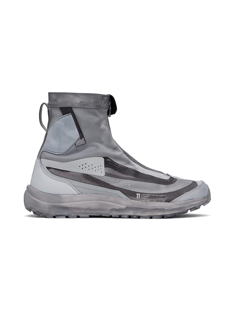panelled hi-top sneakers 1