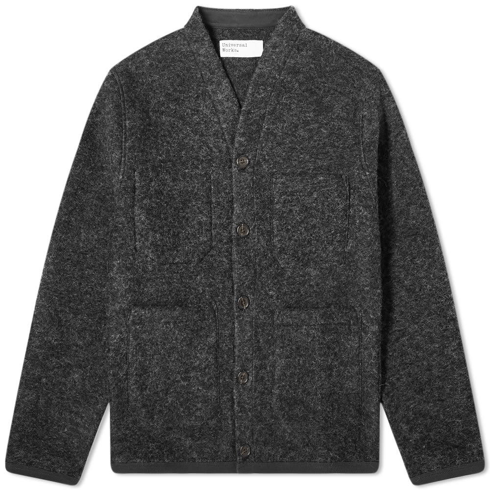 Universal Works Wool Fleece Cardigan - 1