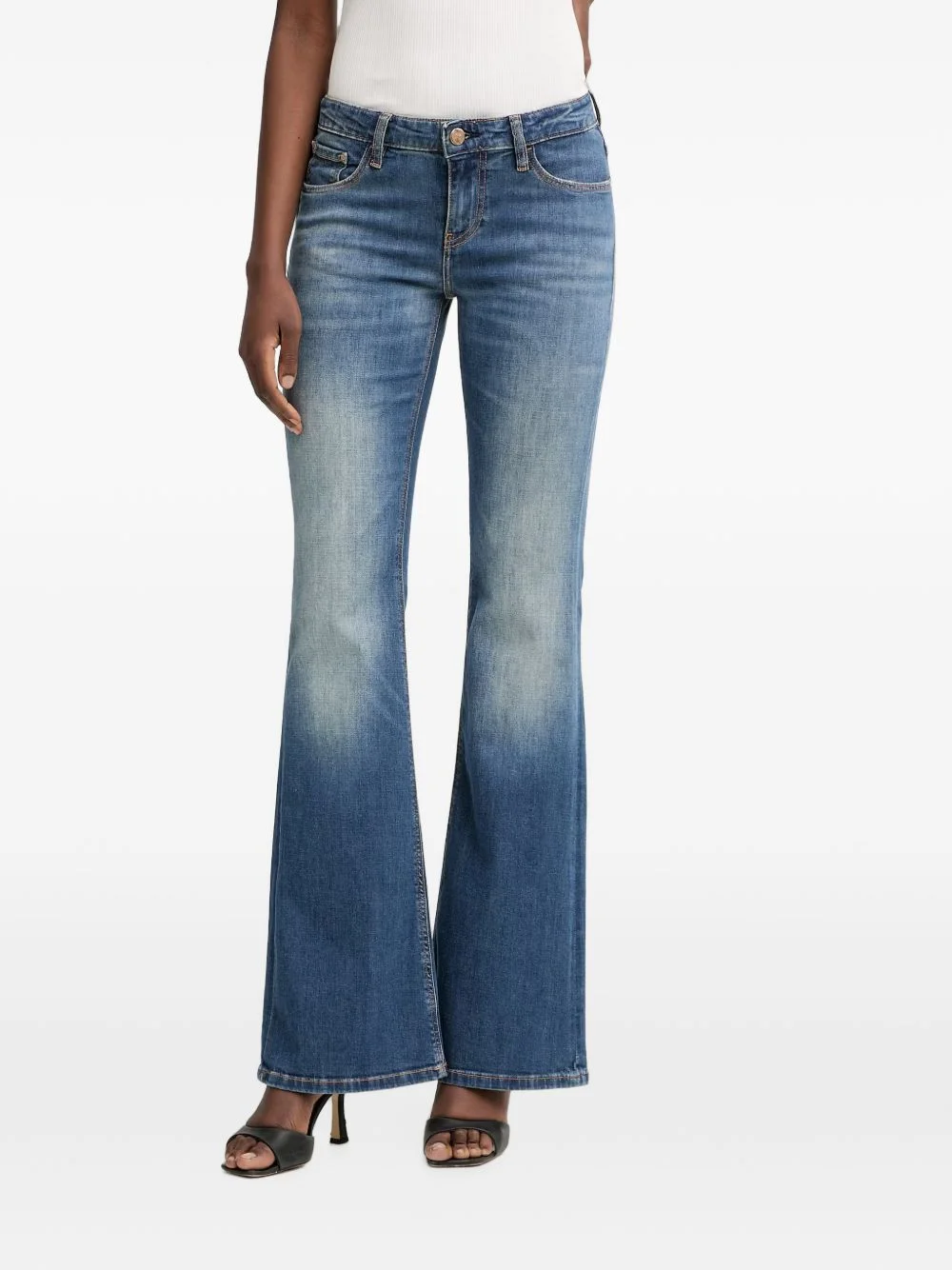 low-rise bootcut jeans - 1