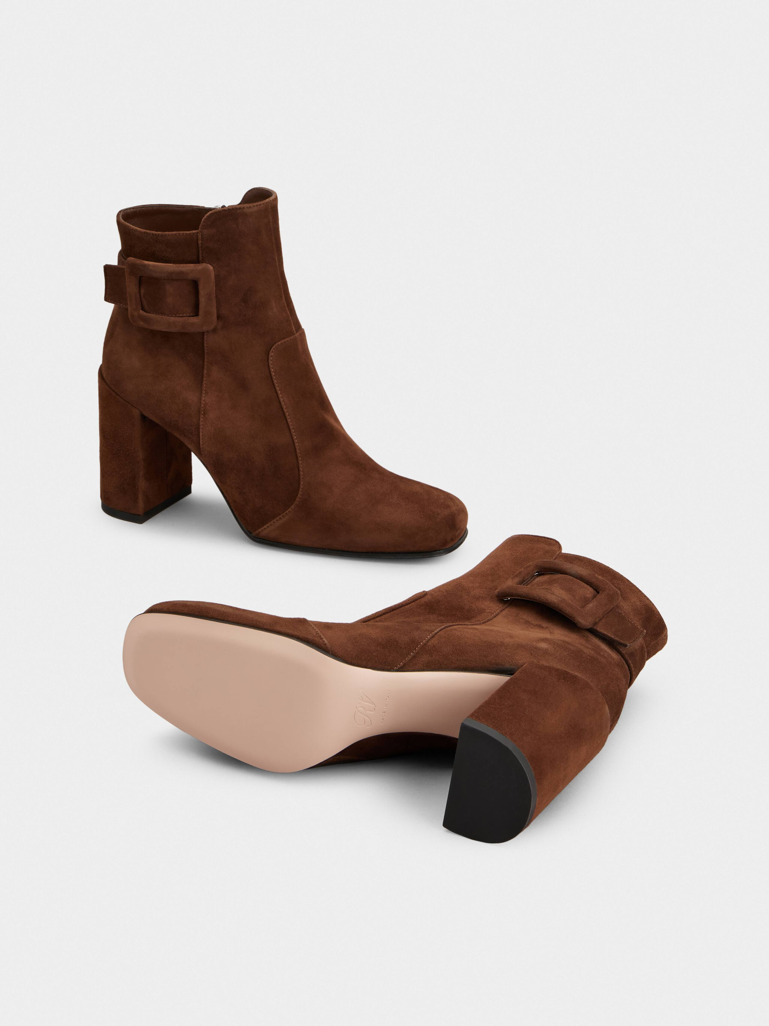 Booties in suede - 6