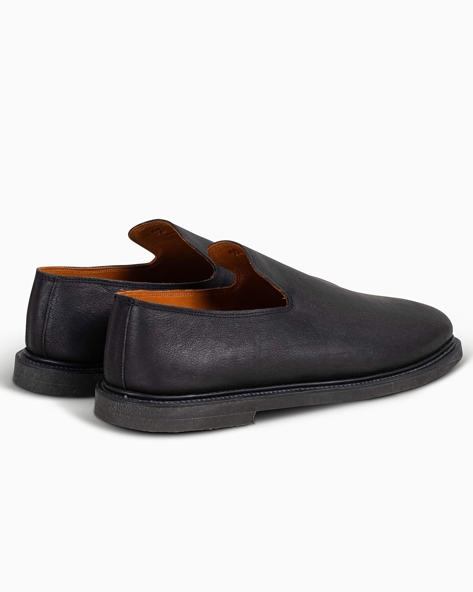 Slipper Nero Washed Kangaroo - 3