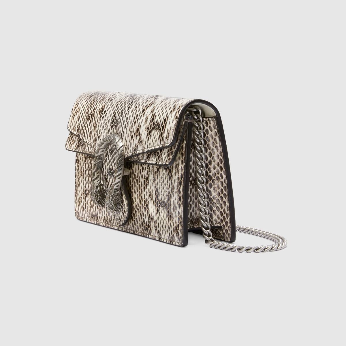 Dionysus super mini snakeskin bag - 2