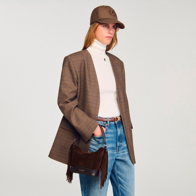 FRINGED SUEDE TANGOSO BAG 5