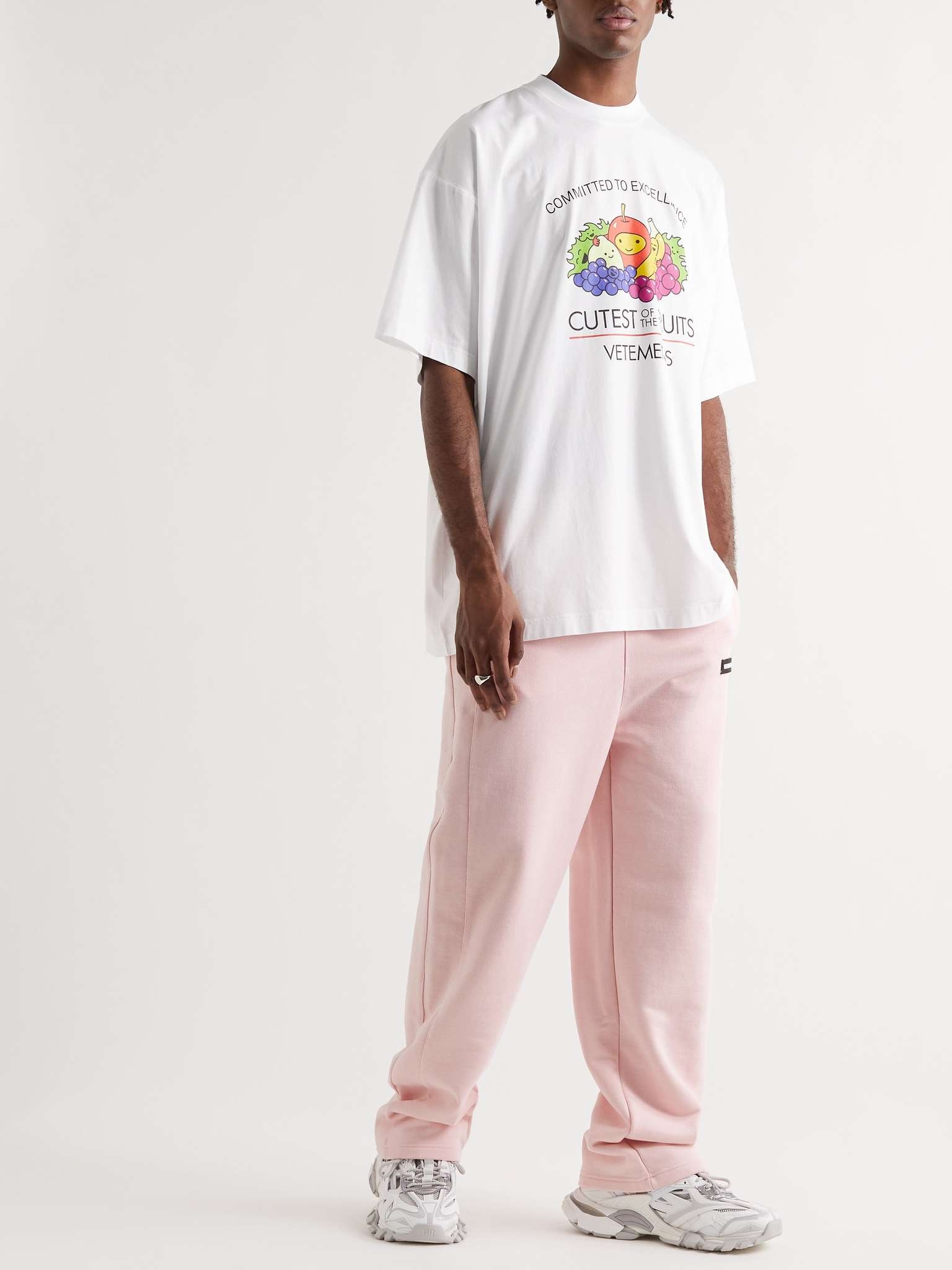 Logo-Appliquéd Cotton-Blend Jersey Sweatpants - 2