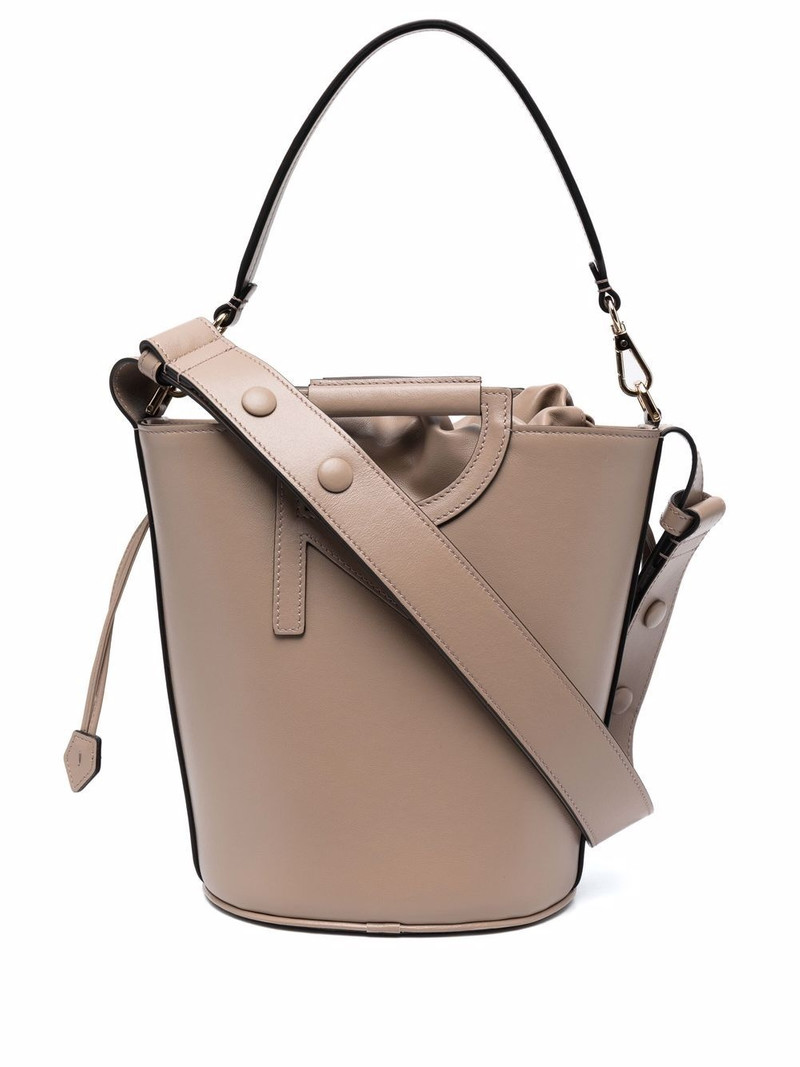 logo-embellished bucket bag 1