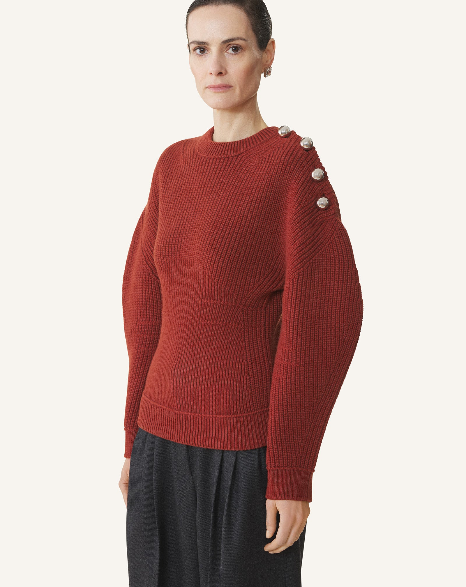 WOOL RIBBED SWEATER - 3
