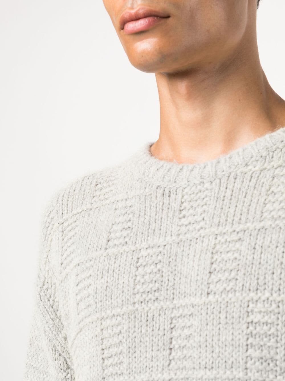 crew-neck long-sleeve jumper - 5