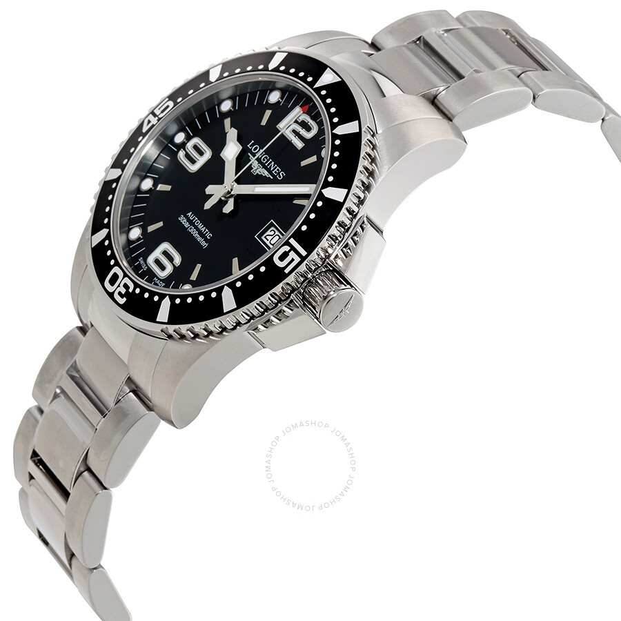 Longines HydroConquest 41mm Automatic Black Dial Men's Watch L3.742.4.56.6 - 2