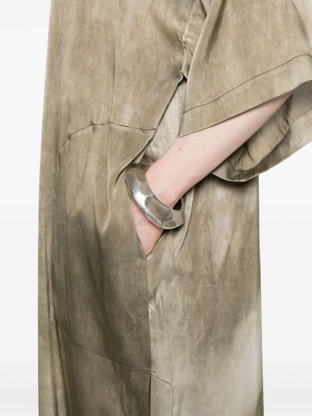 satin midi dress - 5