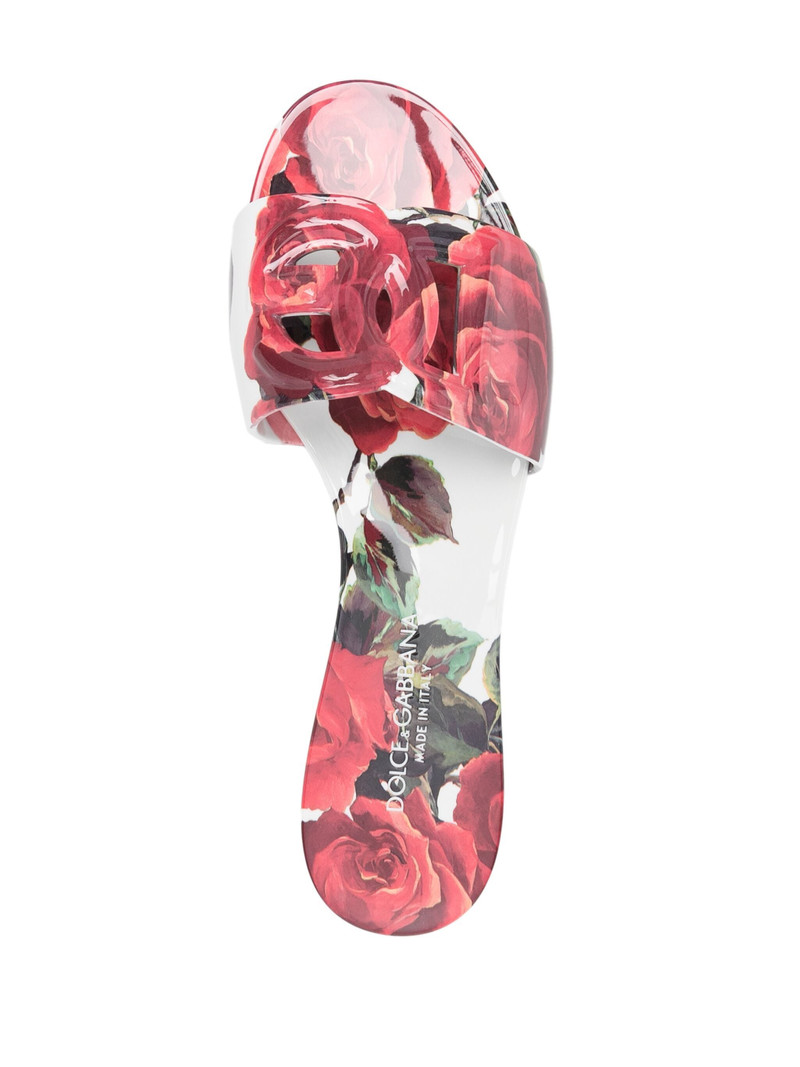 Dolce & Gabbana Floral-print Slides outlook