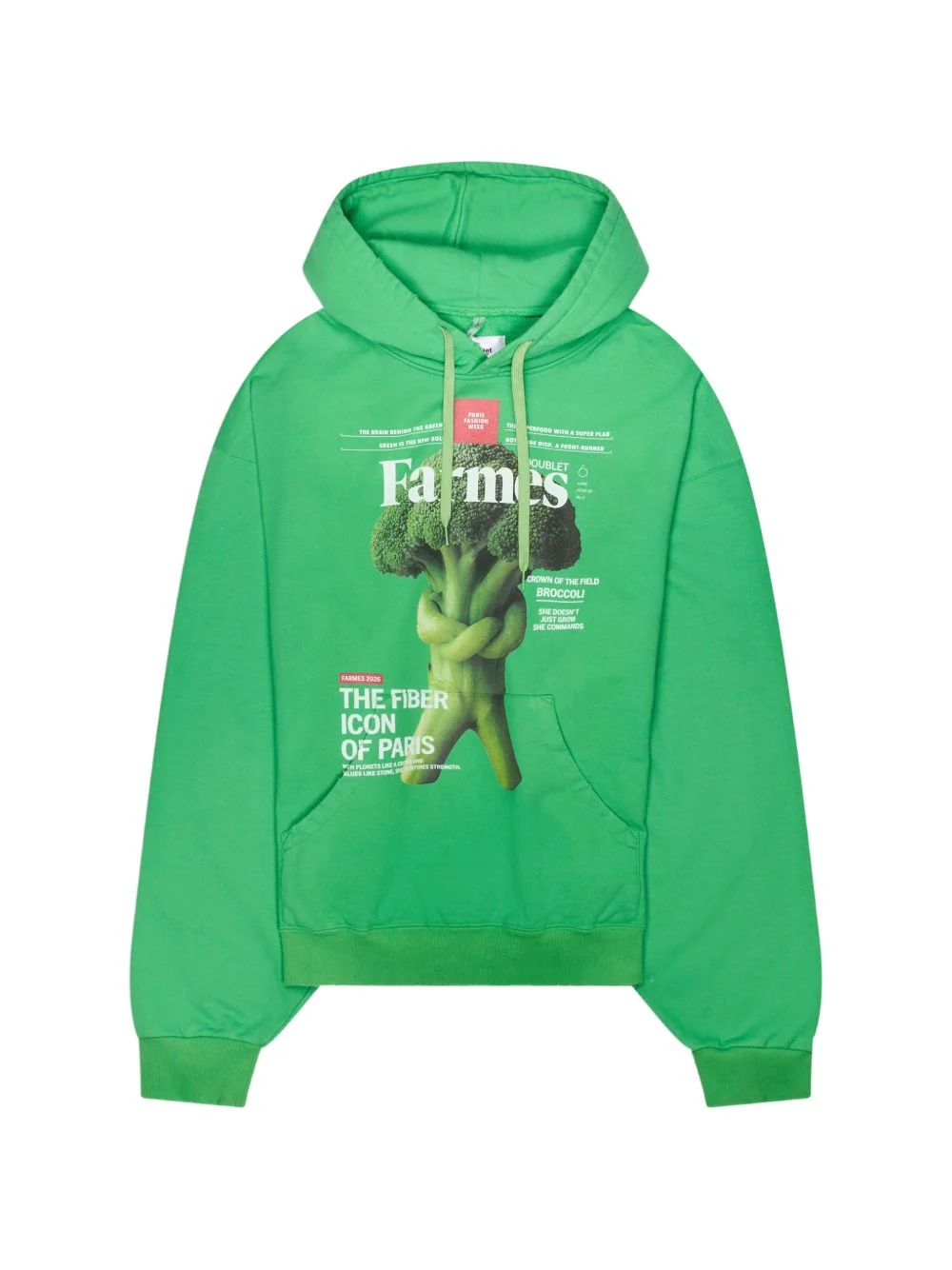 Farmes Magazine Cover graphic-print hoodie - 1