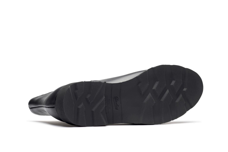 Valdaine Black Silk - Rubber Sole 5