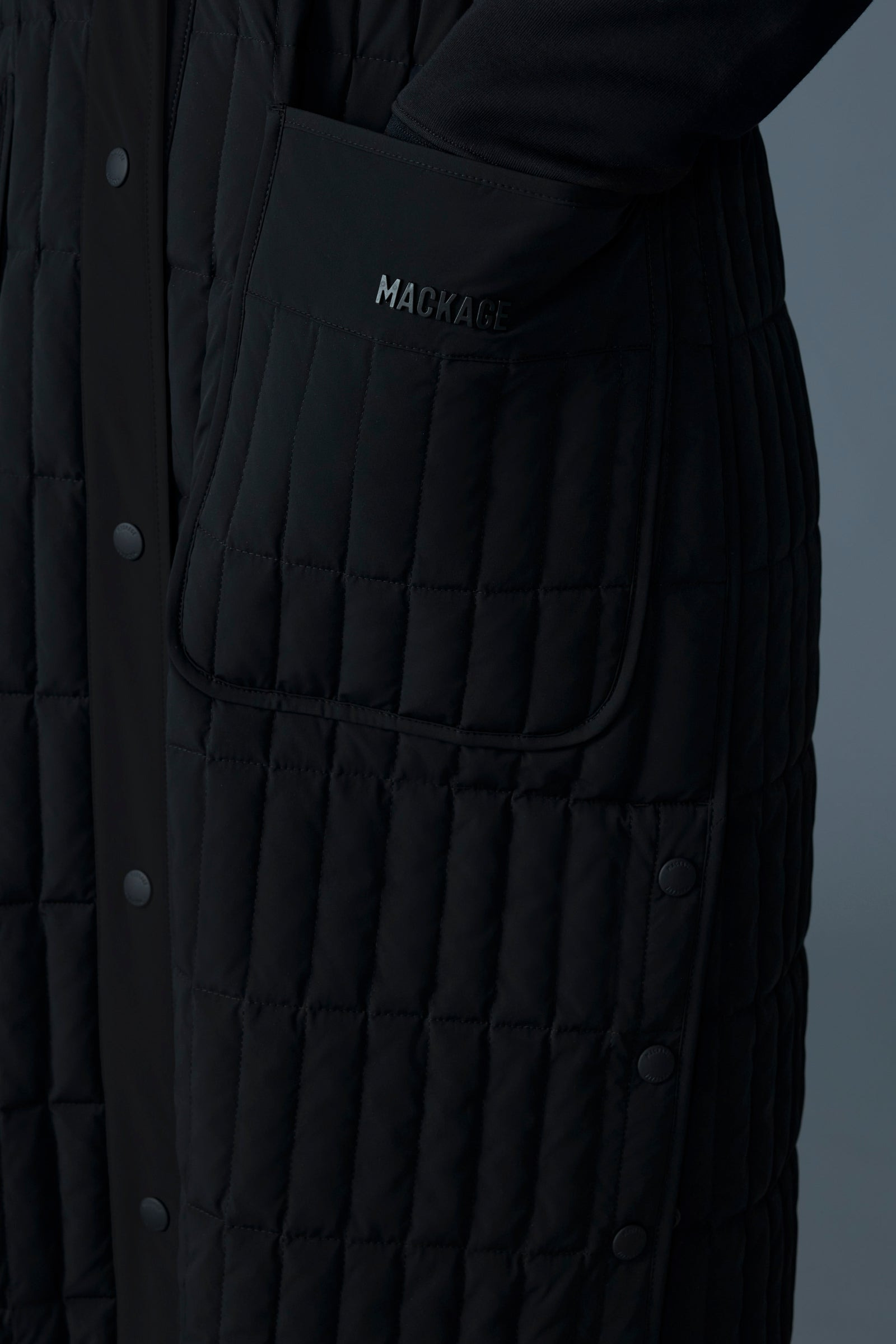 MAKANA Recycled Down Long Vest - 5