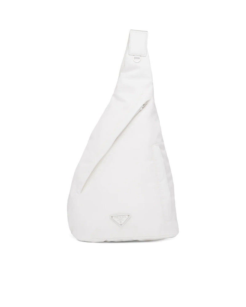 Re-Nylon and leather backpack 1