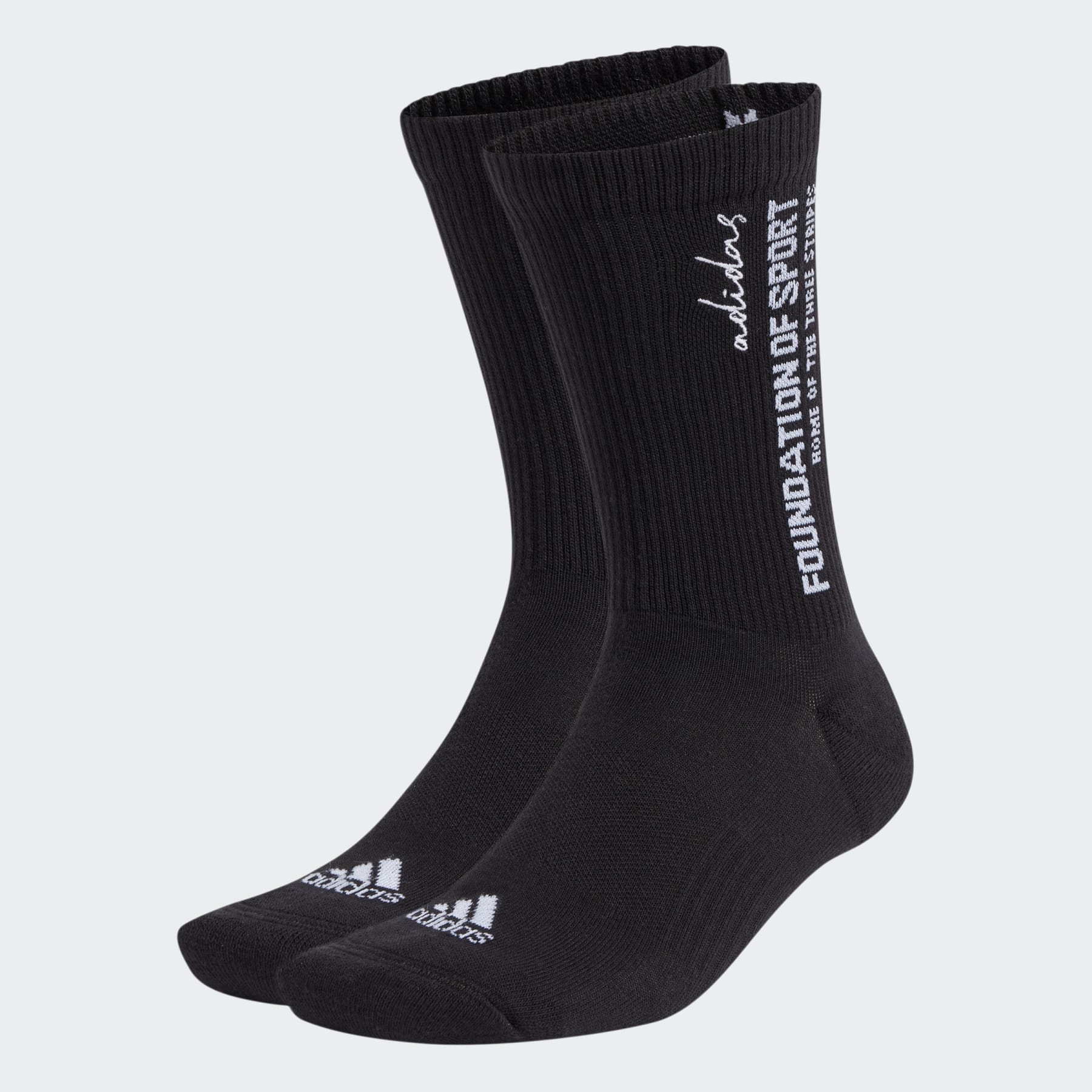 Cushioned Sportswear Slogan Graphic Crew 2 Pair Pack - 1