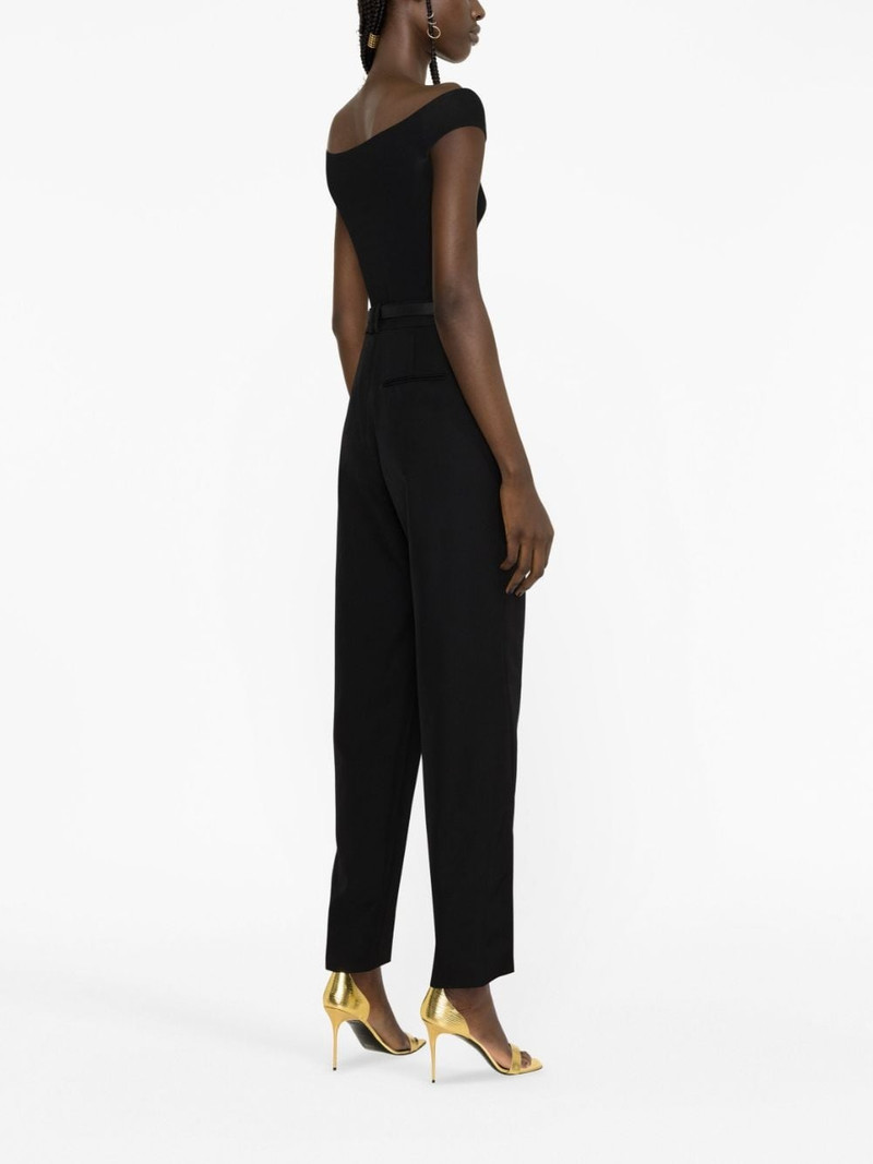 split-hem straight-leg trousers 3