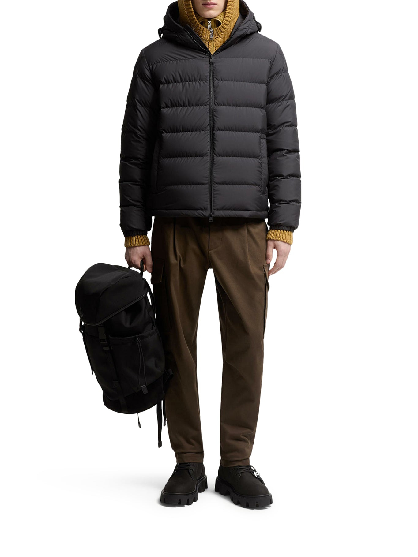 LAVERAET SHORT DOWN JACKET WITH HOOD - 1