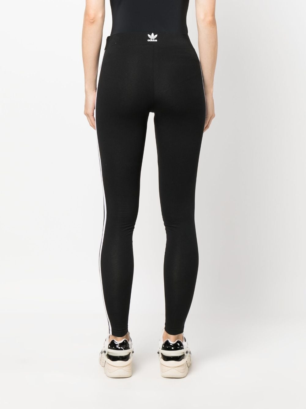 3-Stripes stretch-cotton leggings - 4