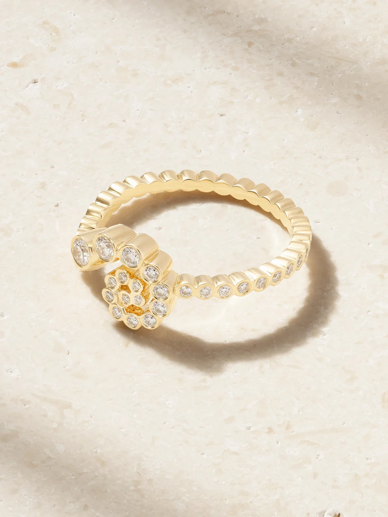 Rêve Escargot 18-karat Recycled Gold Diamond Ring - 1